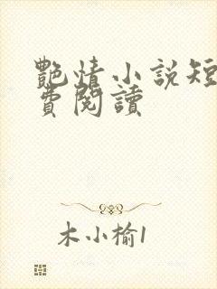 艳情小说短篇免费阅读封面