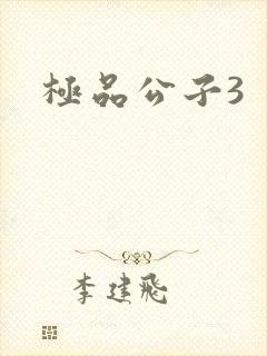 极品公子3封面