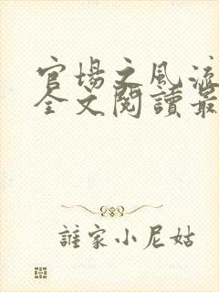 官场之风流医少全文阅读最新章节更新时间封面