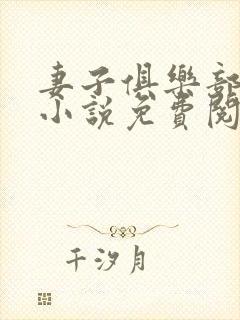 妻子俱乐部小茹小说免费阅读