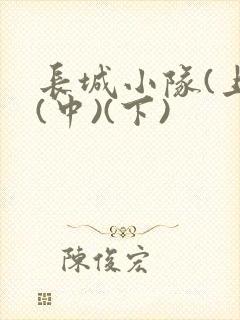 长城小队(上)(中)(下)