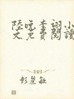 陆晚李翊小说全文免费阅读无弹窗