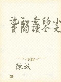 沈知意的小说免费阅读全文