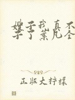 嫂子我真不是傻子了叶凡全文免费读