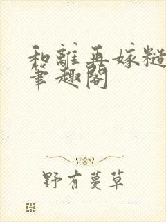 和离再嫁糙汉将笔趣阁封面