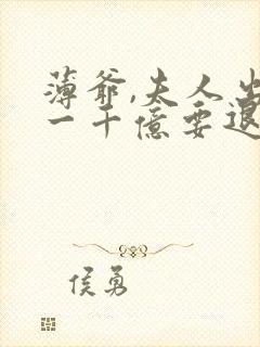 薄爷,夫人出价一千亿要退婚阅读全文