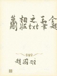 万相之王全本无删版txt笔趣阁