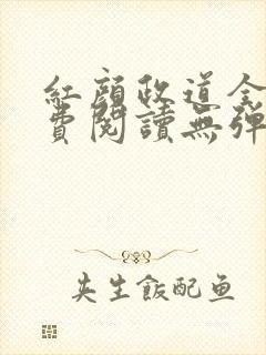 红颜政道全文免费阅读无弹窗