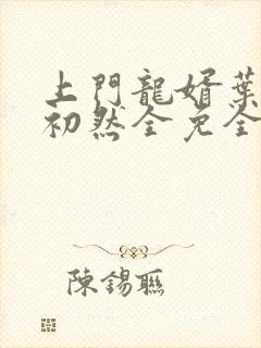 上门龙婿叶辰萧初然全免全集封面