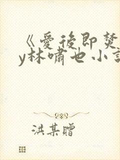 《爱后即焚》by林啸也小说在线阅读