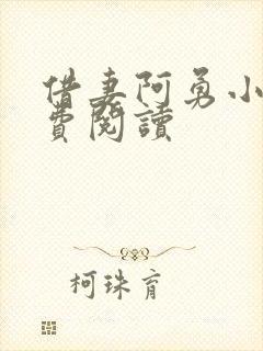 借妻阿勇小说免费阅读封面