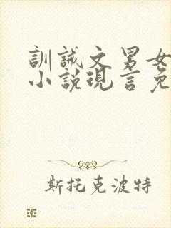 训诫文男女主的小说现言免费阅读封面