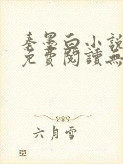 秦墨白小说全文免费阅读无弹窗