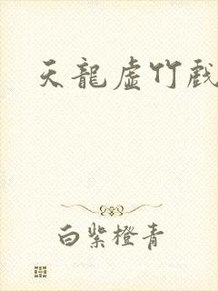 天龙虚竹戏花丛封面