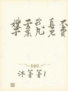 嫂子我真不是傻子叶凡免费封面