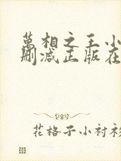 万相之王小说无删减正版在线阅读