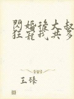 闪婚后大叔每天狂宠我共多章