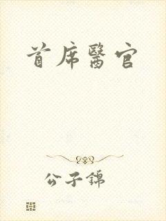 首席医官封面