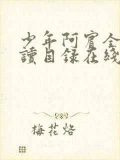 少年阿宾全文阅读目录在线阅读黄小洁