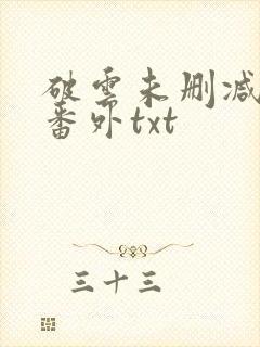 破云未删减全文番外txt