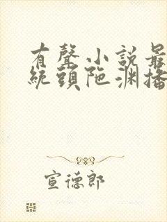 有声小说最强系统头陀渊播讲