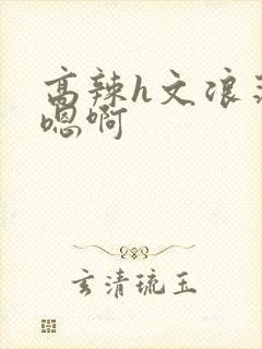 高辣h文浪荡嗯嗯啊