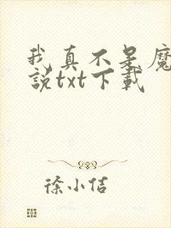 我真不是魔神小说txt下载