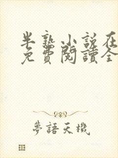 半熟小说在言外免费阅读全文封面