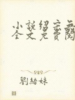 小说绍宋无弹窗全文免费阅读