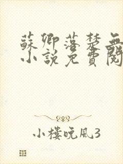 苏卿落楚无夜的小说免费阅读