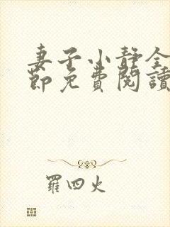 妻子小静全部章节免费阅读小说封面