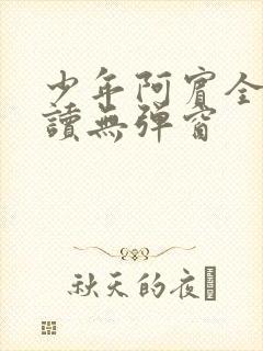 少年阿宾全文阅读无弹窗