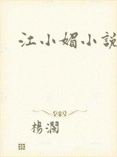 江小媚小说封面