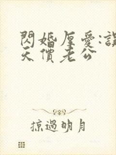 闪婚厚爱:误嫁天价老公