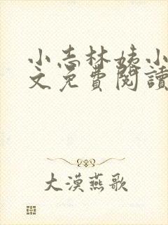小志林姨小说全文免费阅读