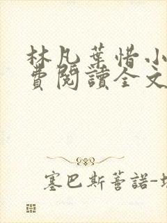 林凡叶惜小说免费阅读全文最新章节笔趣阁