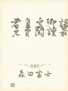 君负云卿诺全文免费阅读最新章节更封面