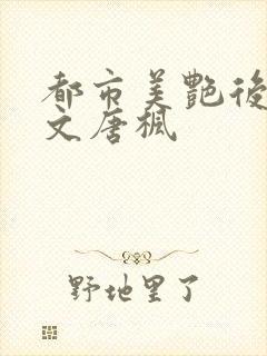 都市美艳后宫全文唐枫
