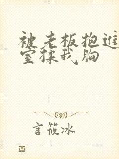 被老板抱进办公室揉我胸