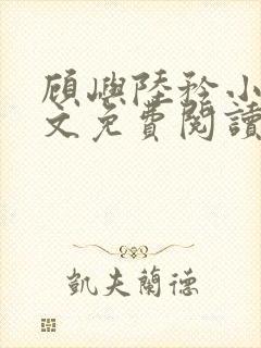 顾屿陆矜小说全文免费阅读