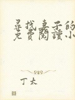 寻找妻子的秘密免费阅读小说