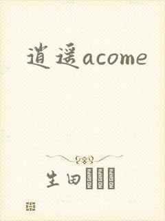 逍遥acome封面
