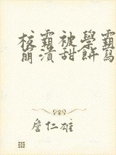 校霸被学霸玩到崩溃甜饼写手