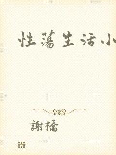 性荡生活小说封面