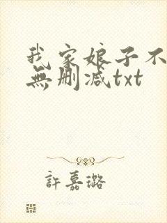 我家娘子不对劲无删减txt封面