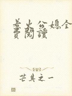 惹火公媳全文免费阅读