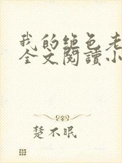 我的绝色老板娘全文阅读小说封面