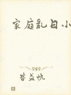 家庭乱日小说