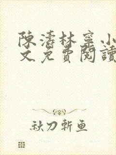 陈涛林宁小说全文免费阅读无弹窗
