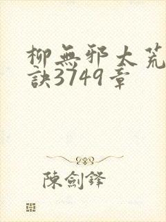 柳无邪太荒吞天诀3749章